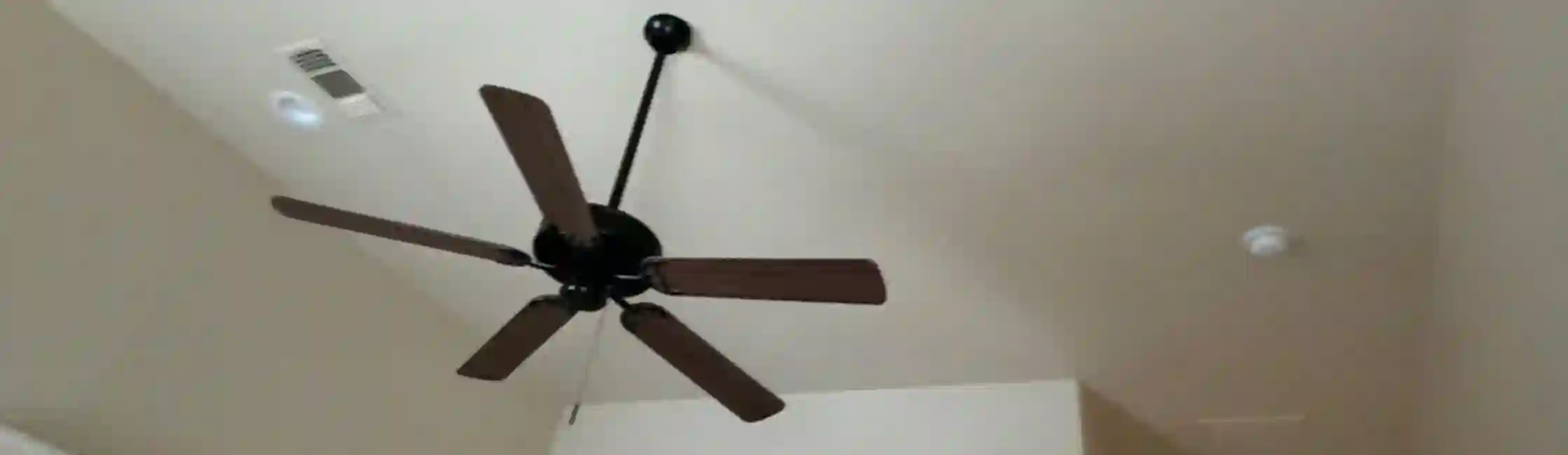 Ceiling fan installation with BLC Construction in Prosper Texas, 75078
