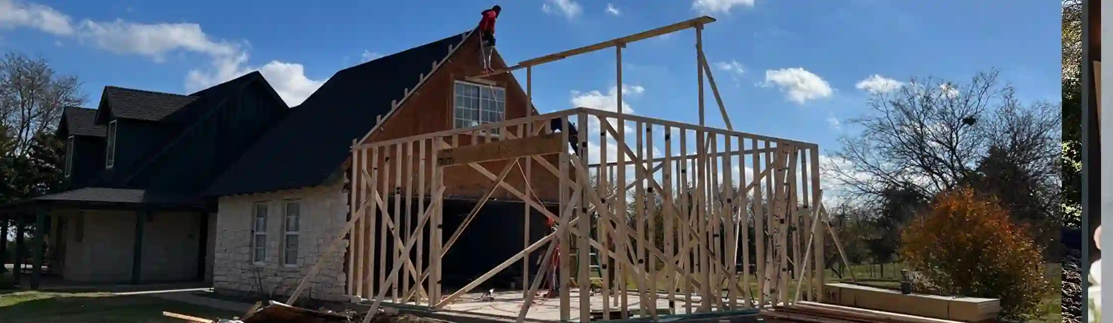 Home addition with BLC Construction in Prosper Texas, 75078